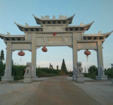 中檔牌坊 花崗巖三門石牌坊 石雕牌樓牌坊 加工定制各種花崗巖